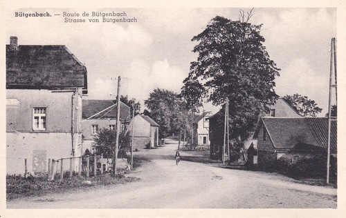 Cpa bütgenbach route de - cpa,