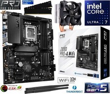 PC Aufrüstkit Intel Core Ultra 7 265K bis 64GB DDR5 mit ASRock Z890 Pro-A WiFi