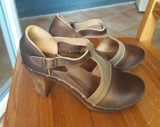 Sanita Holz Sandalen Clogs