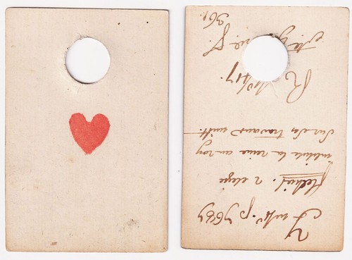 Spielkarte playing card - , herz