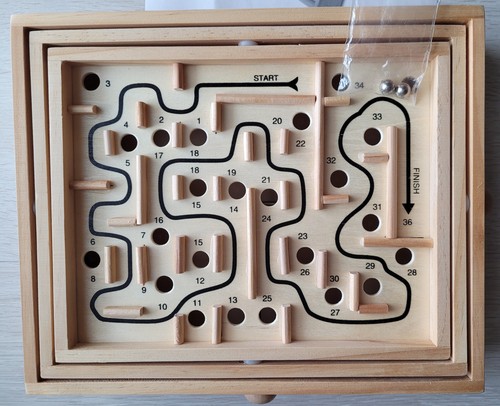 Holz spielzeug labyrinth - spielzeug,