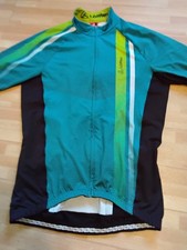 Fahrradtrikot Herren Kurzarm Gr. S Löffler schwarz/türkis
