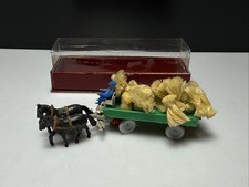 Spur H0 1:87 DDR HAUFE Pferdegespann Pferdekutsche Neuwertig in OVP RARITÄT PIKO