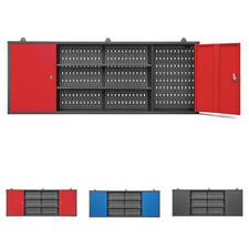 Hängeschrank Werkzeugschrank Werkstattschrank Metallschrank mit Lochwand Metall