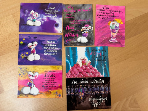 Diddl postkarte serie - diddl,