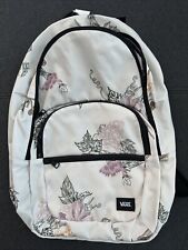 Vans Rucksack Creme Beige Mit Blumen 3 Fächer Groß Vendor 28 Liter Fassung