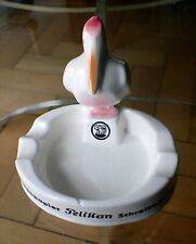 Pelikan Aschenbecher mit Vogel - oval - nach 1936