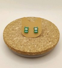 Ohrstecker Ohrringe Frosch Grün