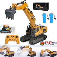 Ferngesteuerter Bagger Spielzeug f체r Kinder Auto 2,4 GHz Traktor RC mit Lichtern