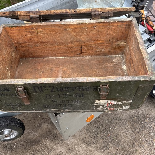 Alte russische munition - alte, kiste
