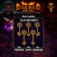 Diablo 2 Keyset - 3x3 (Hate
