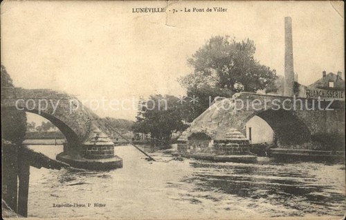 Luneville pont viller - de,