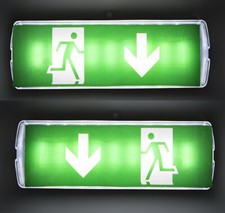 LED Notleuchte Fluchtwegleuchte Notbeleuchtung Notausgang Exit Notlicht Akku