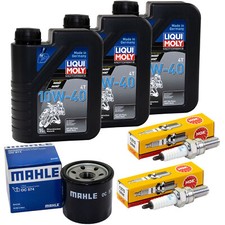 3L Set für Suzuki SV 650 S AV SV650 N 1999-2002 Inspektion Öl Ölfilter Zündkerze