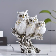Eule Deko Figur Waldkauz