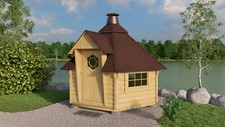 Grillkota mit grillanlage - 7m²,