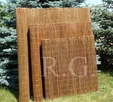 Sichtschutzmatte Weide Rollzaun Natur Sichtschutz Balkon Länge 300cm Höhe 160cm