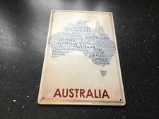 Blechschild Reise 20x30 cm