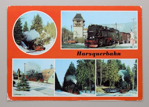 Postkarte harzquerbahn - postkarte,