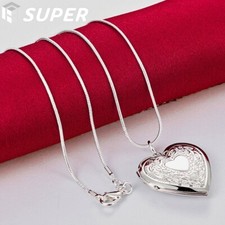 925 Silber PL Herz Medaillon