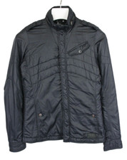 G-Star Norder Quilted Overshirt Jacke Damen M Gefüttert Dunkelblau Taschen