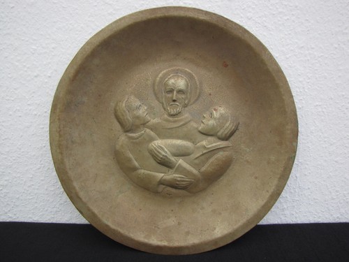 Wandteller relief messing - relief,