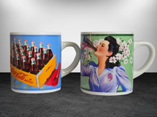 Coca Cola Brand Mugs 2003 Sammler Tassen Set Vintage Retro Kaffeetassen