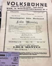 LOLA MONTEZ- Theaterzettel