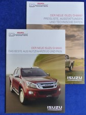 Isuzu D-Max Pickup MJ 2013 - Prospekt Brochure + Preisliste 09.2012