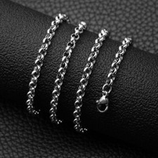 Runde Erbskette Edelstahl 45 -