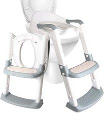 Toilettentrainer Kindertoilette Kinder mit Treppe Toilettensitz für 1-7 WC Sitz