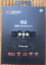 Kopflampe AceBeam H50 mit Akku