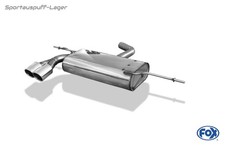 Fox Edelstahl Sportauspuff VW