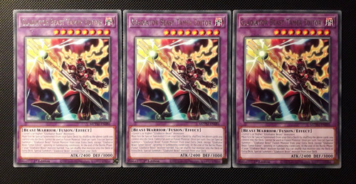 3x gladiator beast - yu-gi-oh!,