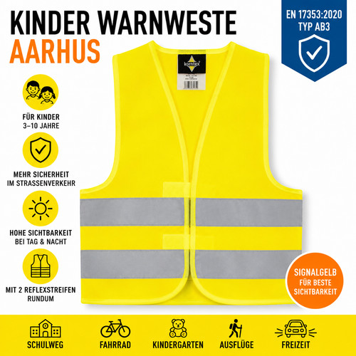 Kinder warnweste aarhus - kinder,