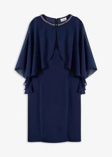Minikleid mit abnehmbarem cape - minikleid,