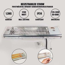 Quarzstrahler Heizstrahler 1200W (B-Ware)