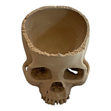 Totenkopf Schale Obstschale Deko Figur Schädel Skull Holzfaser-PLA-Druck S-Size