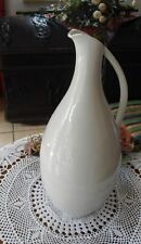 Hutschenreuther Selb Bavaria Henkel  Blumenvase Tischvase Porzellan weiß Vintage