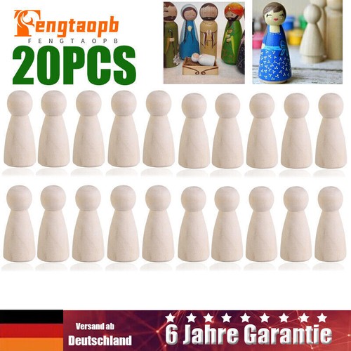 20pcs holzfiguren bemalen - 20pcs,