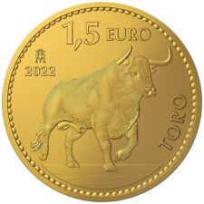 Goldmünze Der Stier Spanien 2022 - Anlagemünze - 1 Oz ST