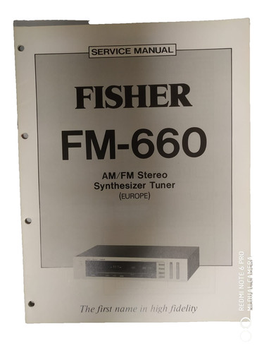 Fisher service manual - fisher,