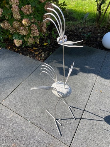 Edelstahl vogel garten - vogel,