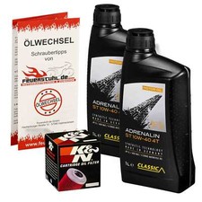 Ölwechselset Adrenaline/K&N