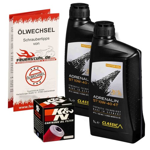 ölwechselset adrenaline n - Ölwechselset, adrenaline/k&n
