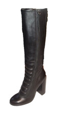 Diesel Damen Stiefel D-4 Amelia Boot High Schwarz, Modell Y01397 PR516, Größe 40