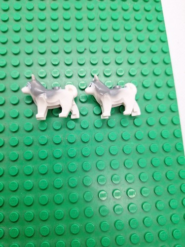 Lego tier hund husky dog - 2x, tier,