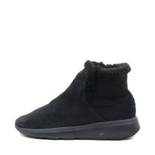 Skechers Damen Goga Max Stiefeletten Schwarz Warmfutter, Rutschfest EU 39,5