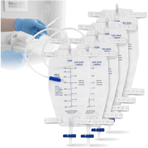 750ml urinbeutel mit schlauch - 750ml,