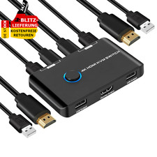 TCNEWCL KVM Switch 4K 60Hz 2